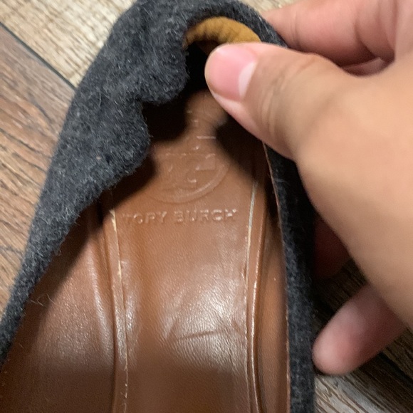 Tory Burch Wool and Leather Flats womens - Picture 6 of 8